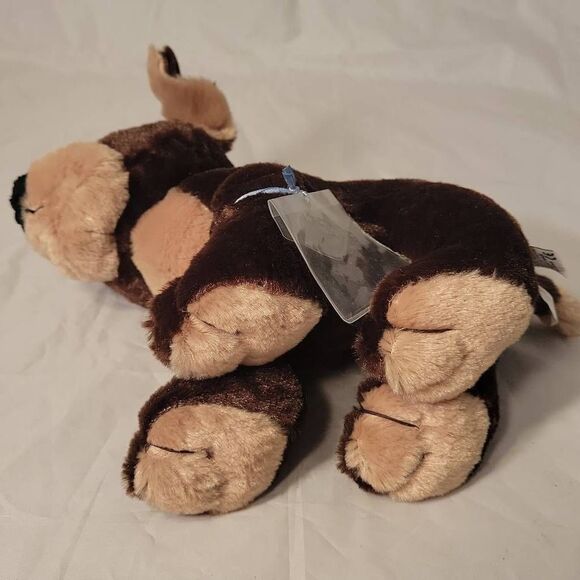 Ganz Webkinz Mocha Pup Plush Stuffed Animal HM348 USED Code Soft Toy 10" Dog - Picture 8 of 13